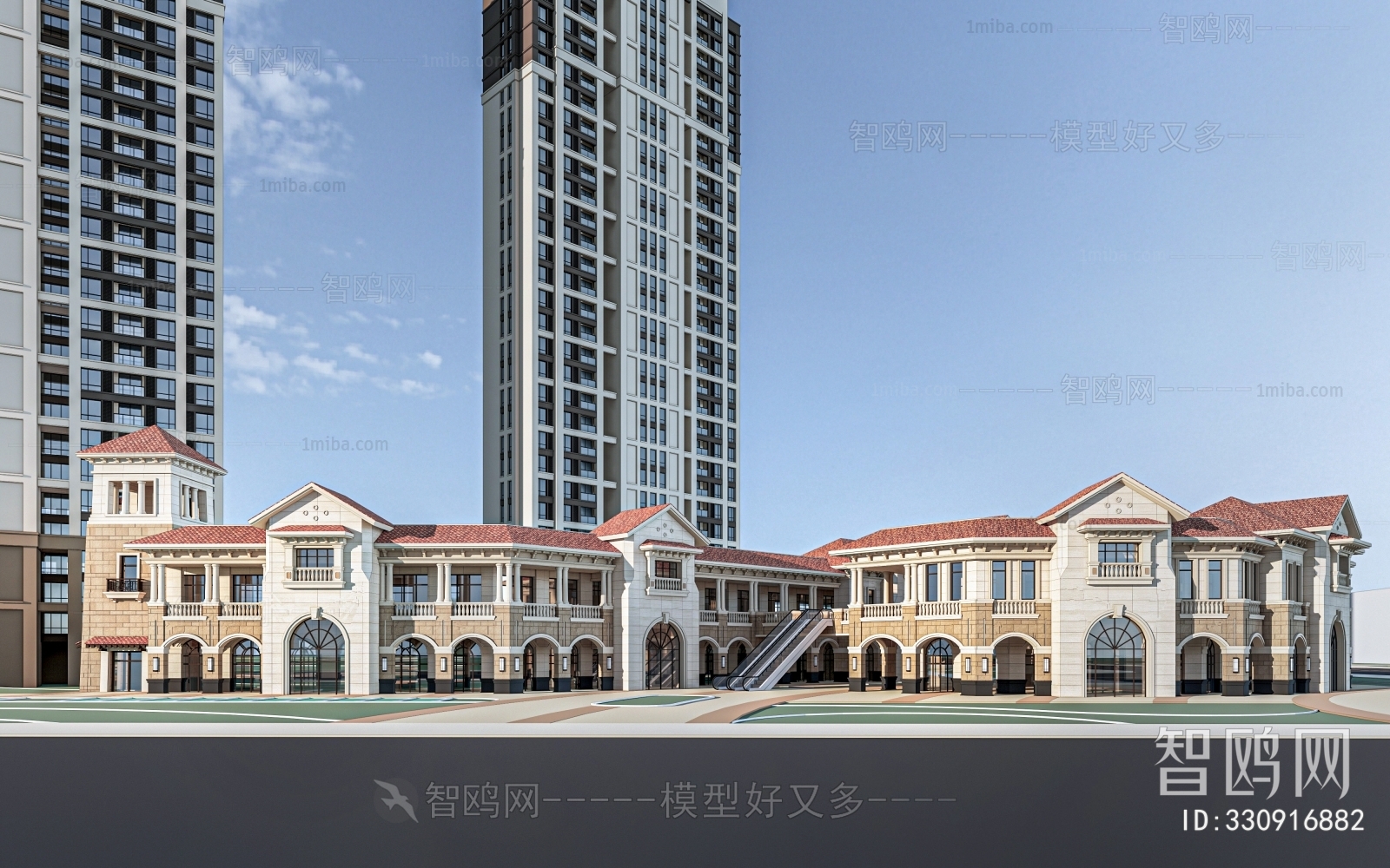 European Style Commercial Street