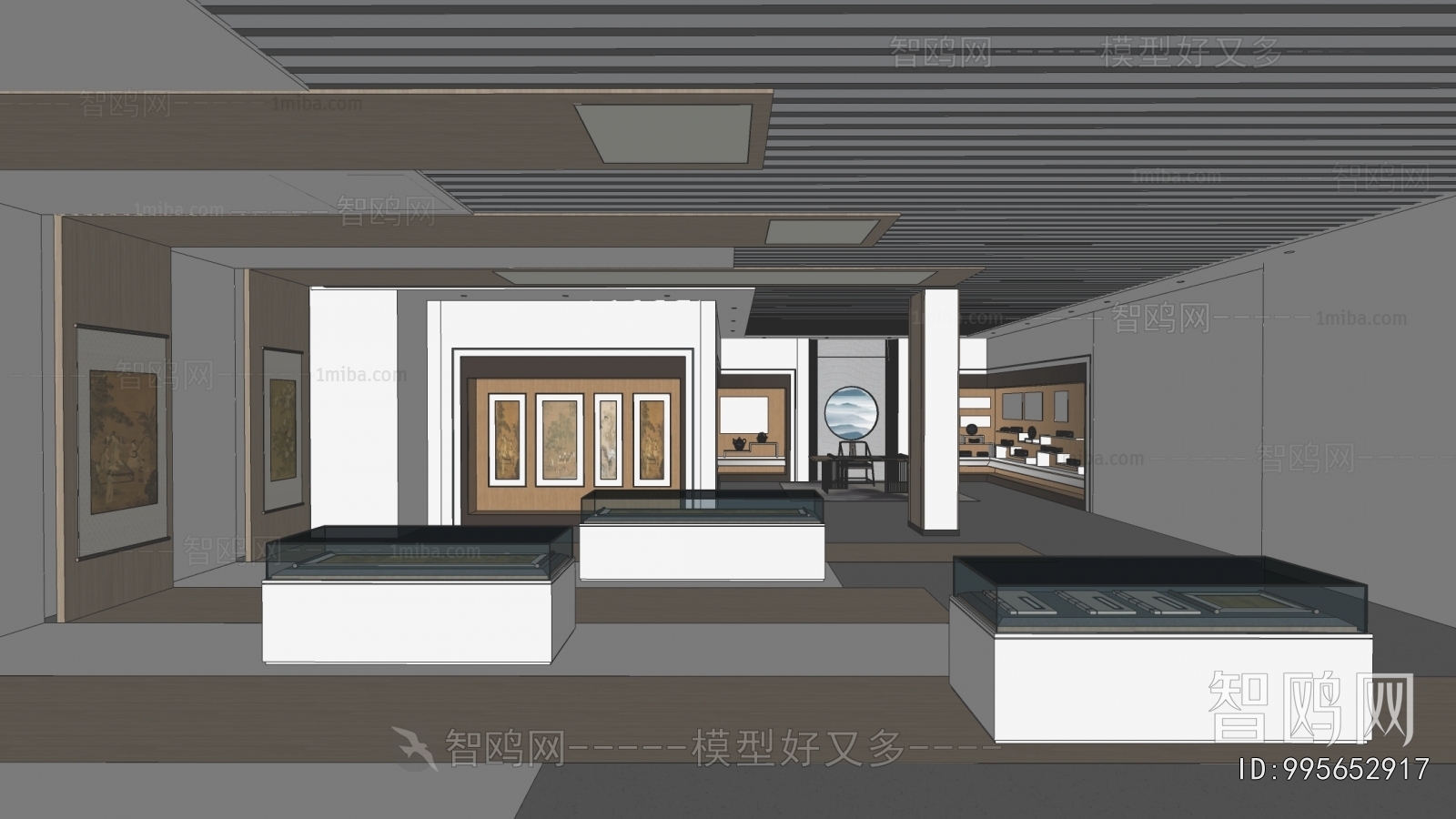 New Chinese Style Exhibition Hall