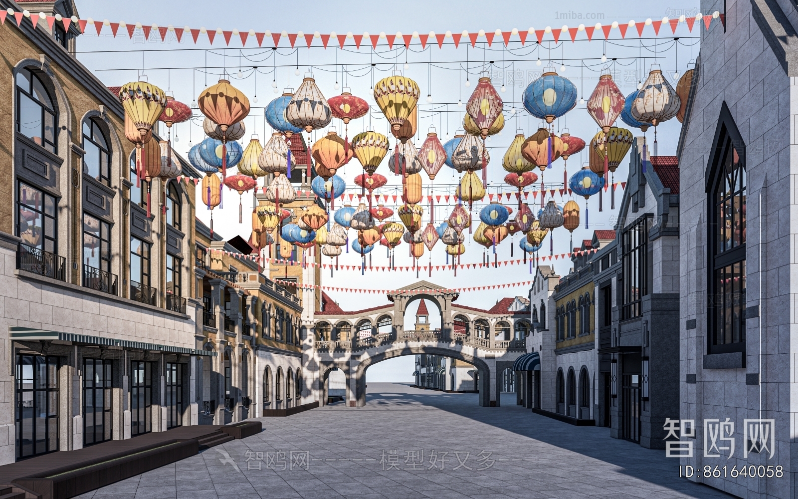 European Style Commercial Street