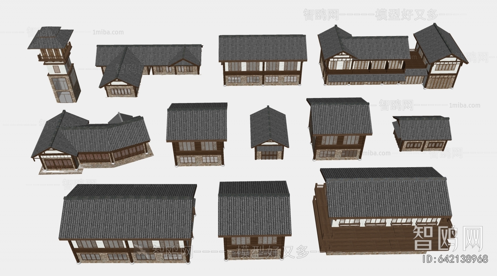 Chinese Style Appearance Of Commercial Building