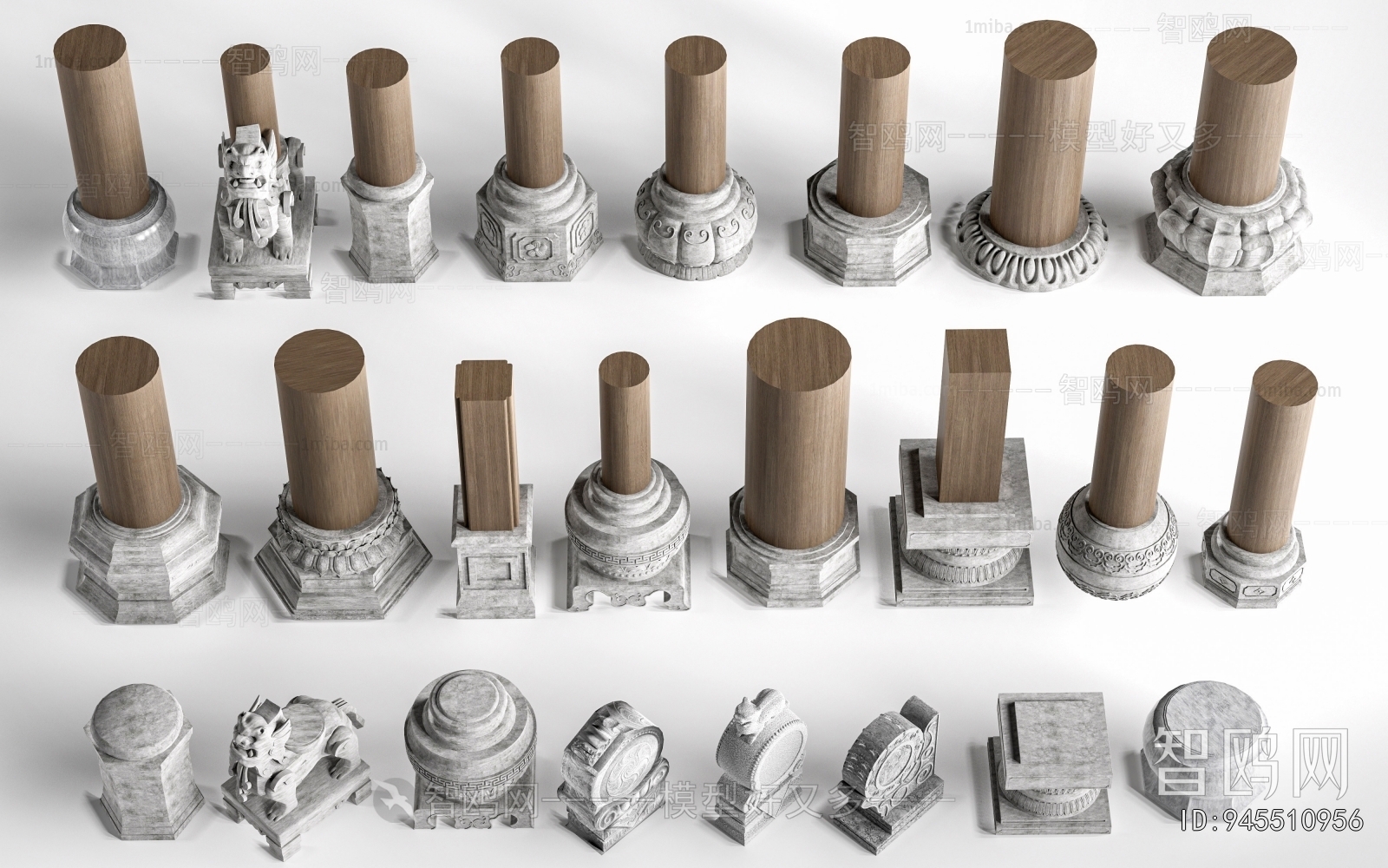 Chinese Style Column