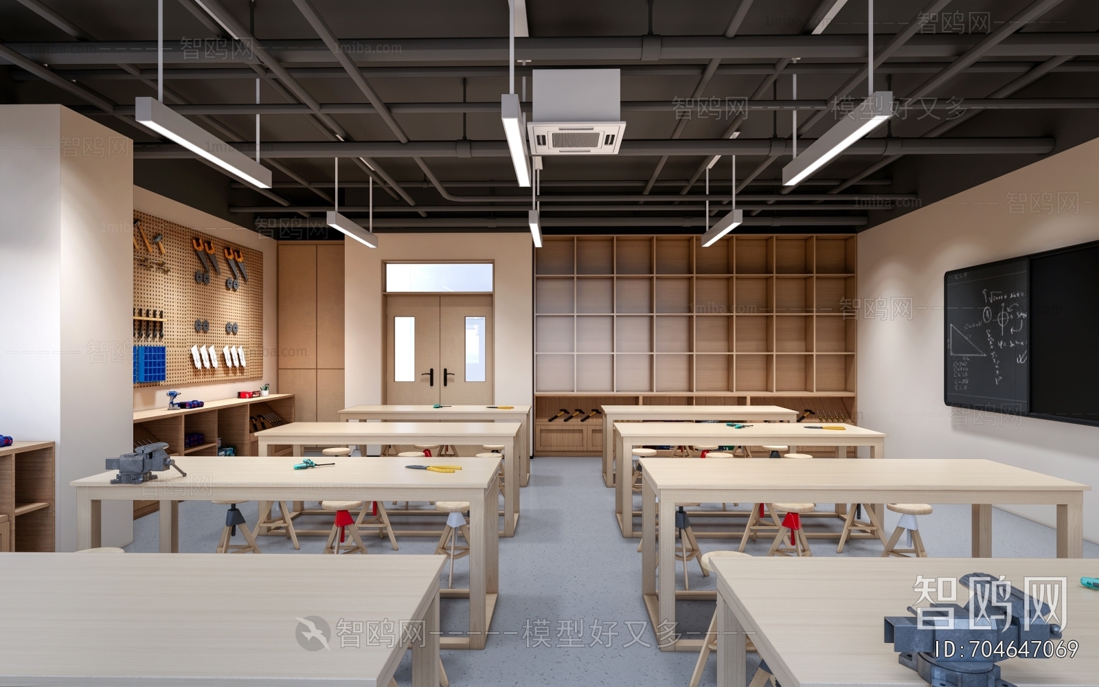 New Chinese Style Calligraphy Classroom