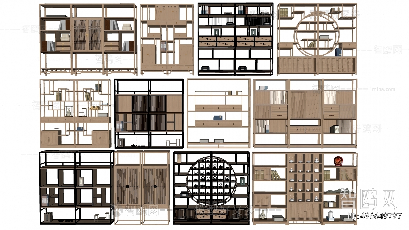 New Chinese Style Antique Rack