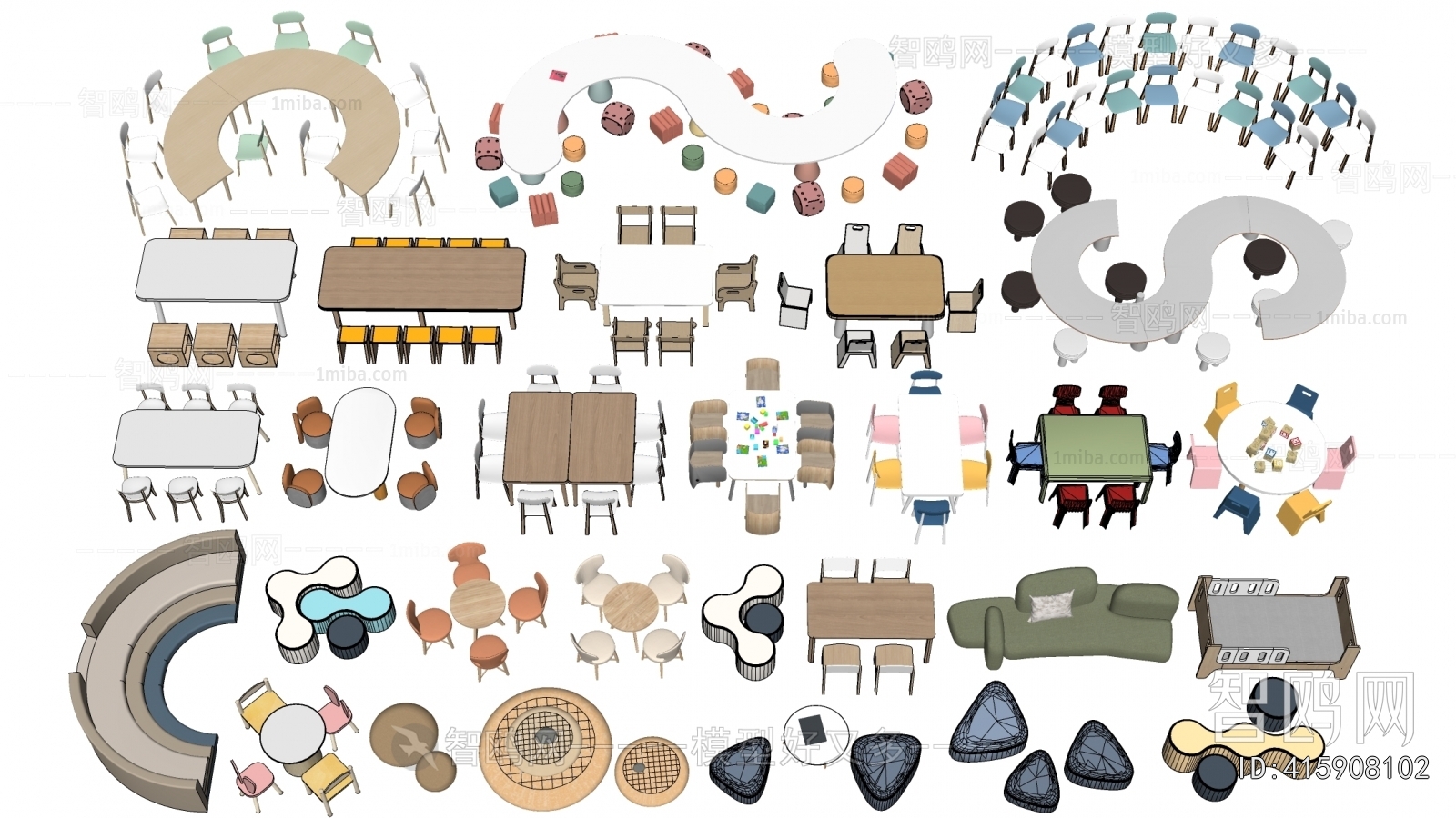 Modern Children's Table/chair