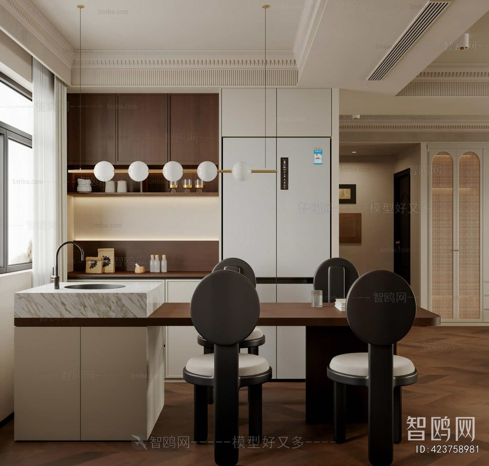 French Style Study Space