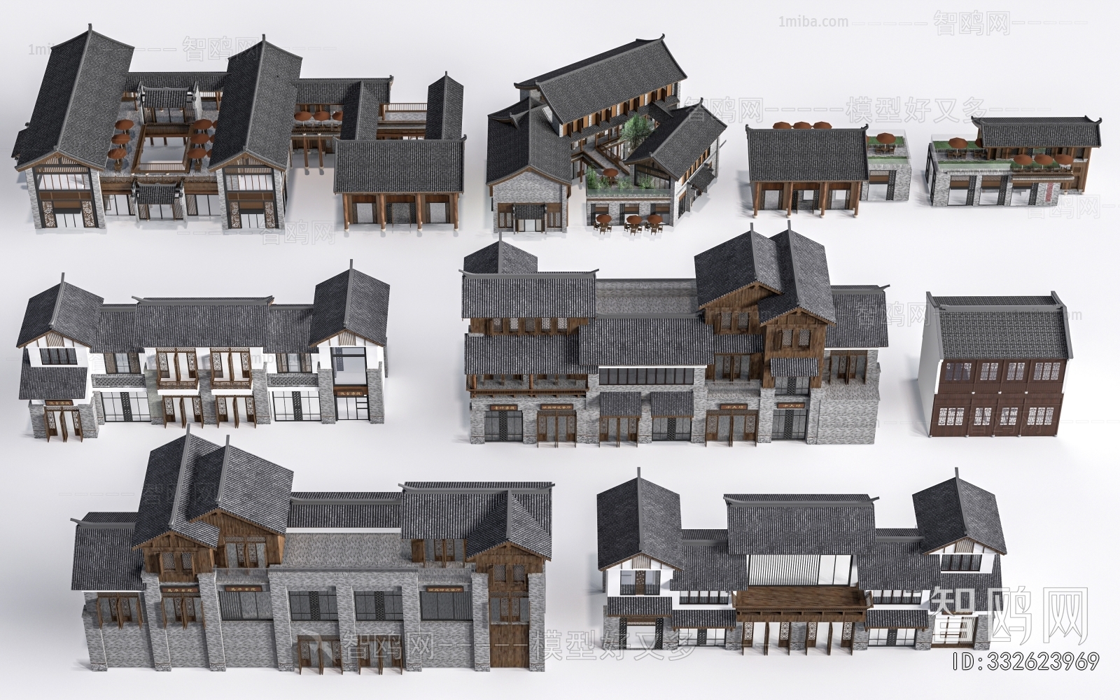 New Chinese Style Building Appearance