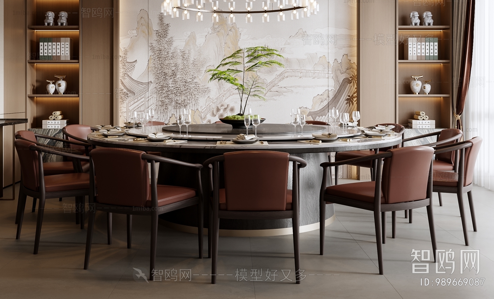 New Chinese Style Dining Table And Chairs