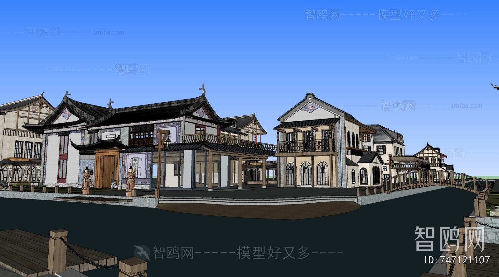 Chinese Style Commercial Street