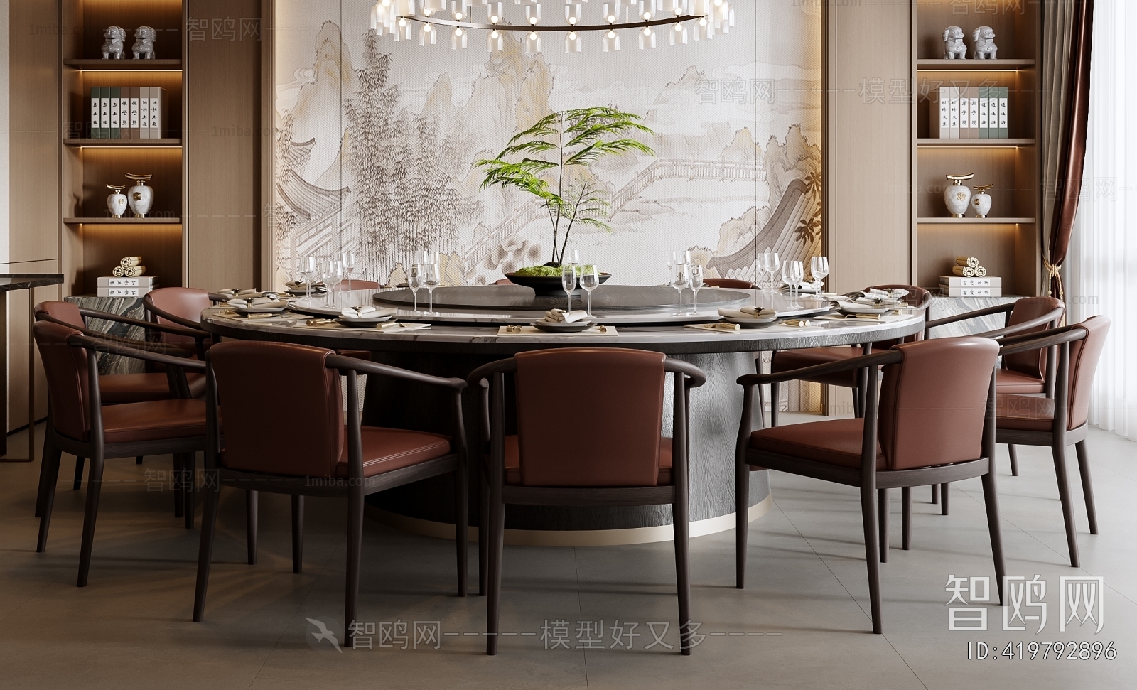 New Chinese Style Dining Table And Chairs