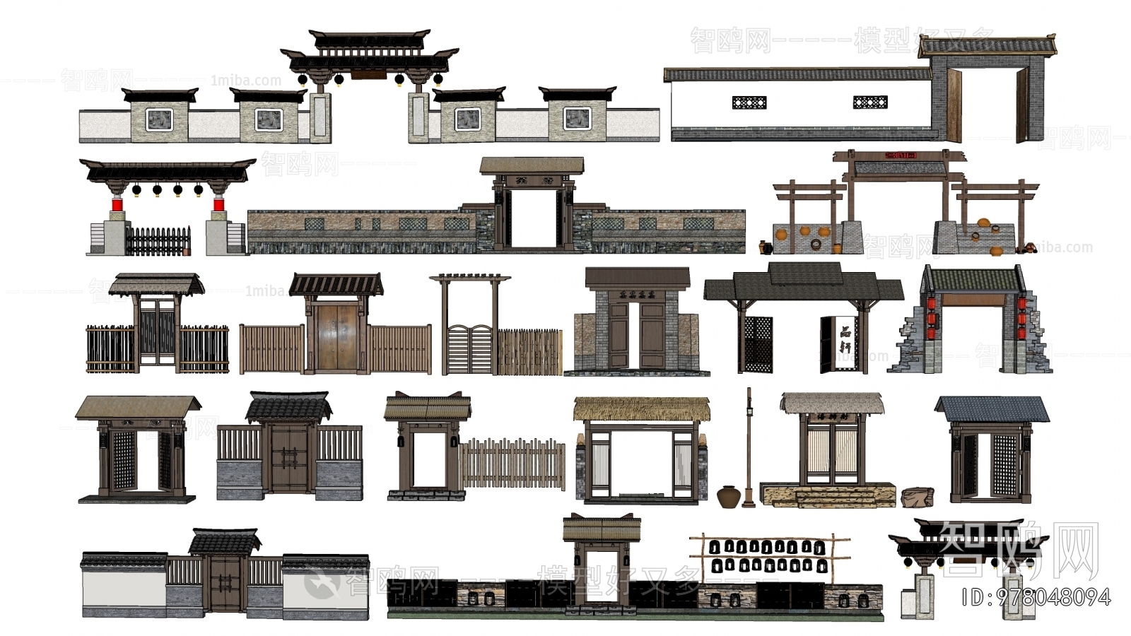 New Chinese Style Facade Element