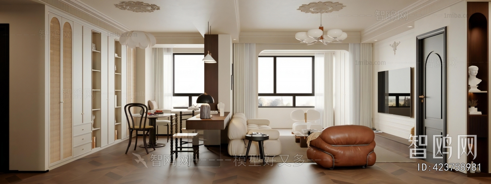 French Style Study Space