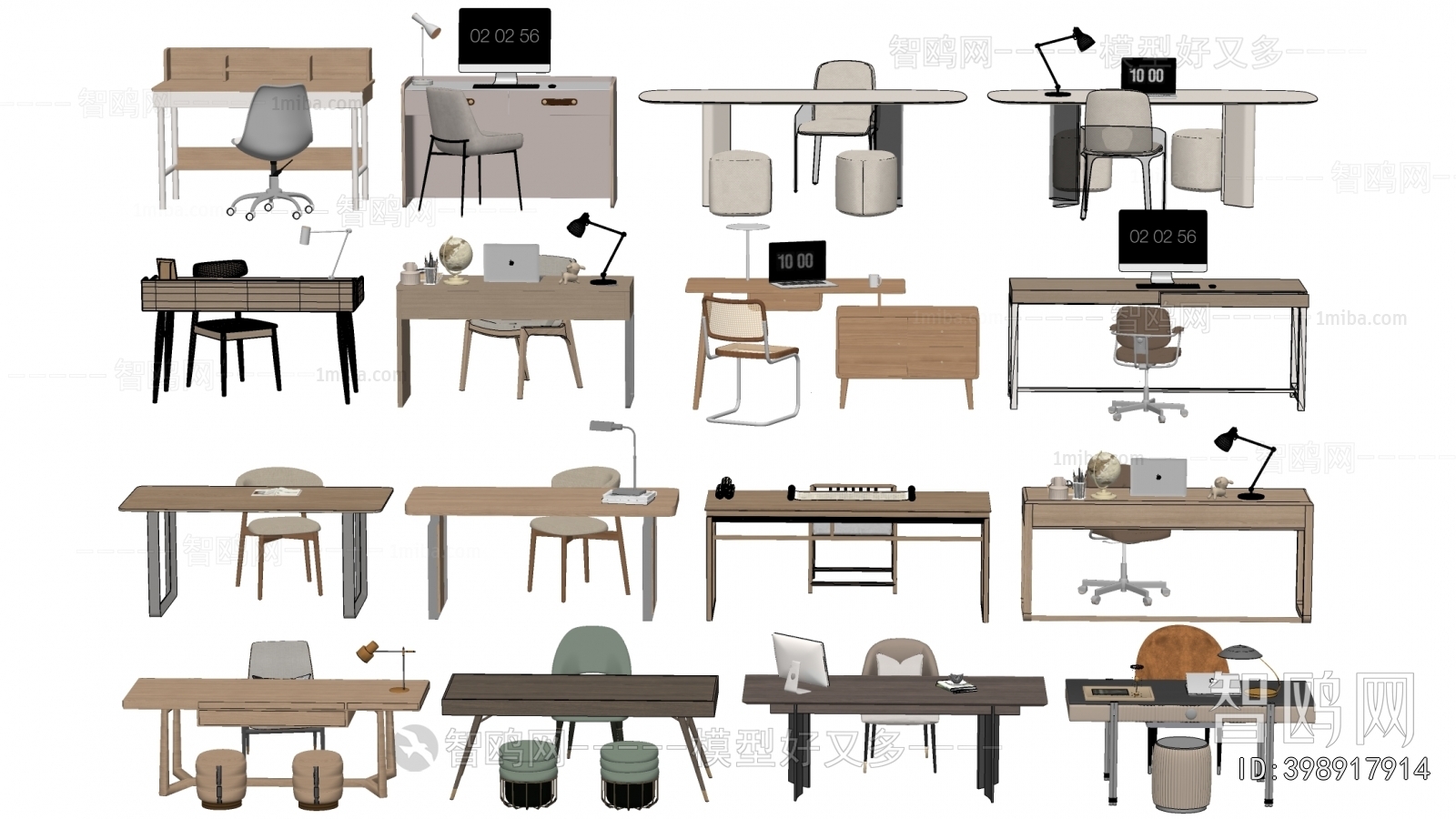 Modern Computer Desk And Chair