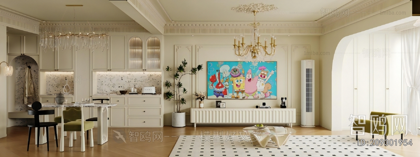 French Style A Living Room