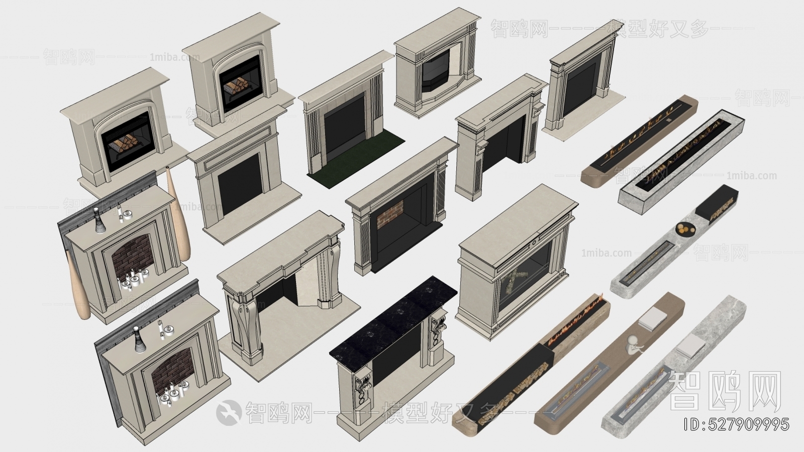 European Style Fireplace