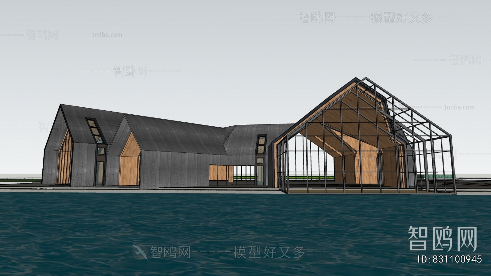 New Chinese Style Architecture Of Artistic Style