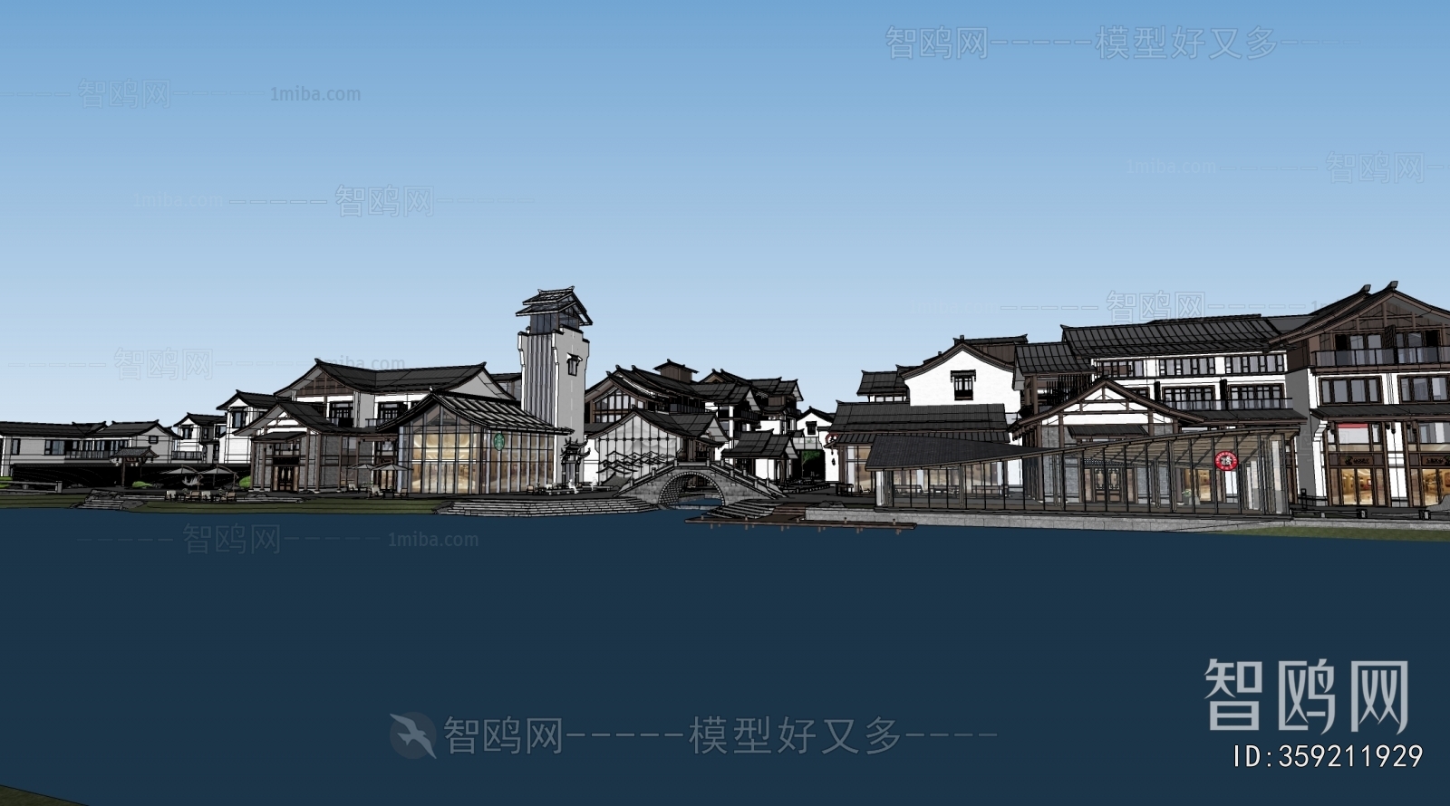 New Chinese Style Commercial Street