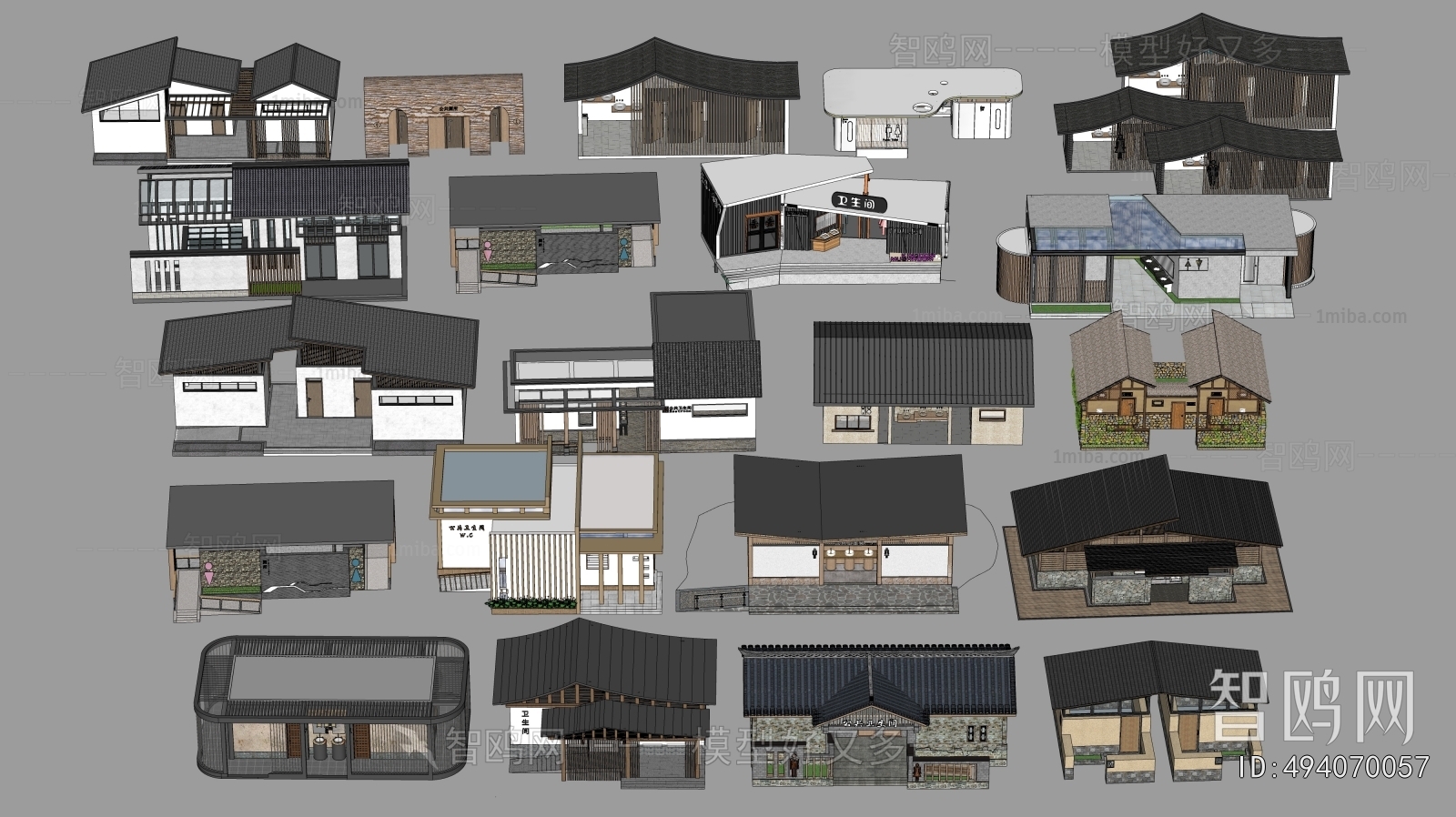 New Chinese Style Public Building