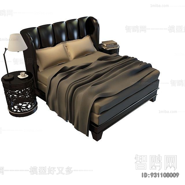 Chinese Style Double Bed