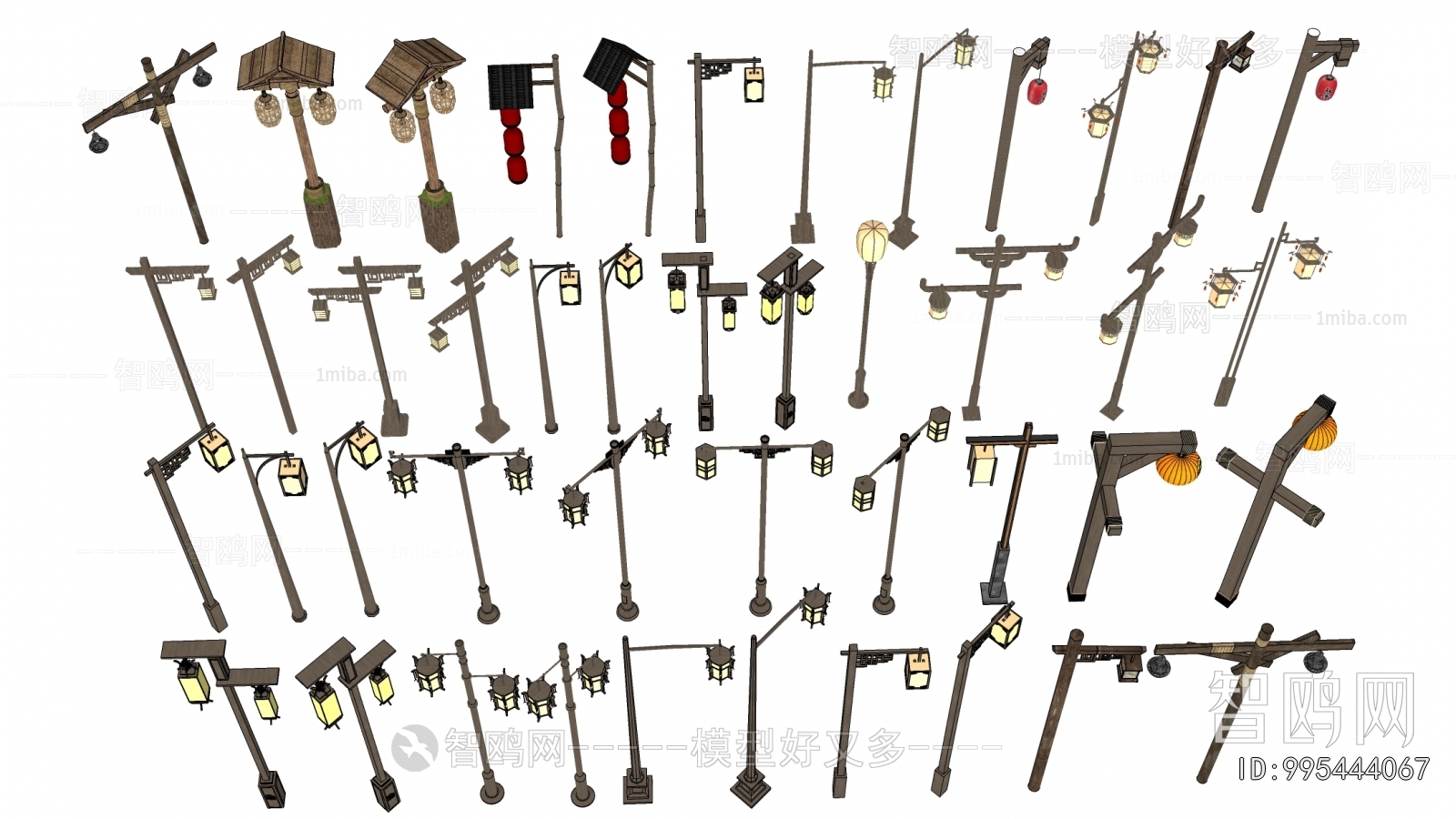 New Chinese Style Outdoor Light