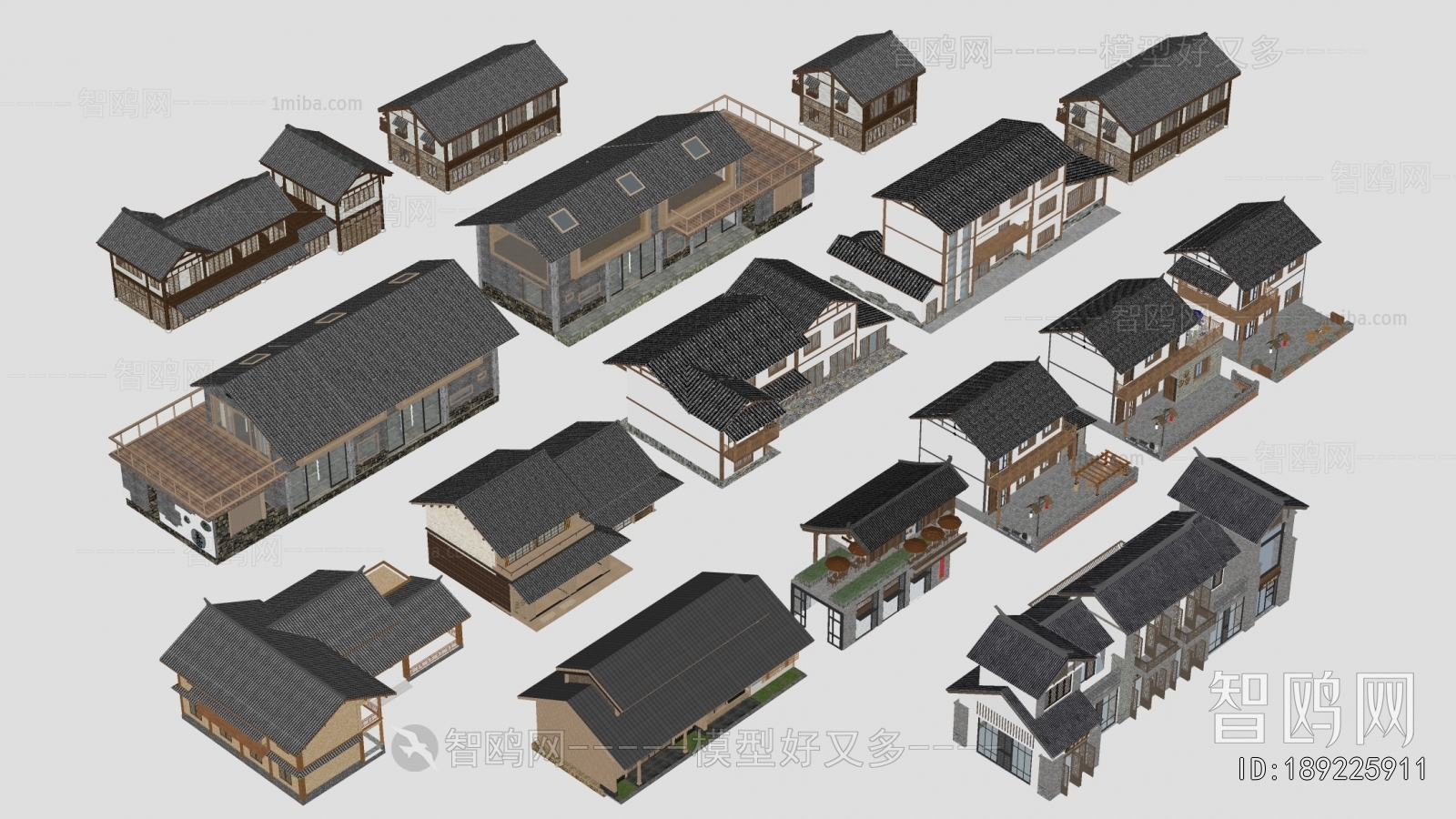 New Chinese Style Appearance Of Commercial Building