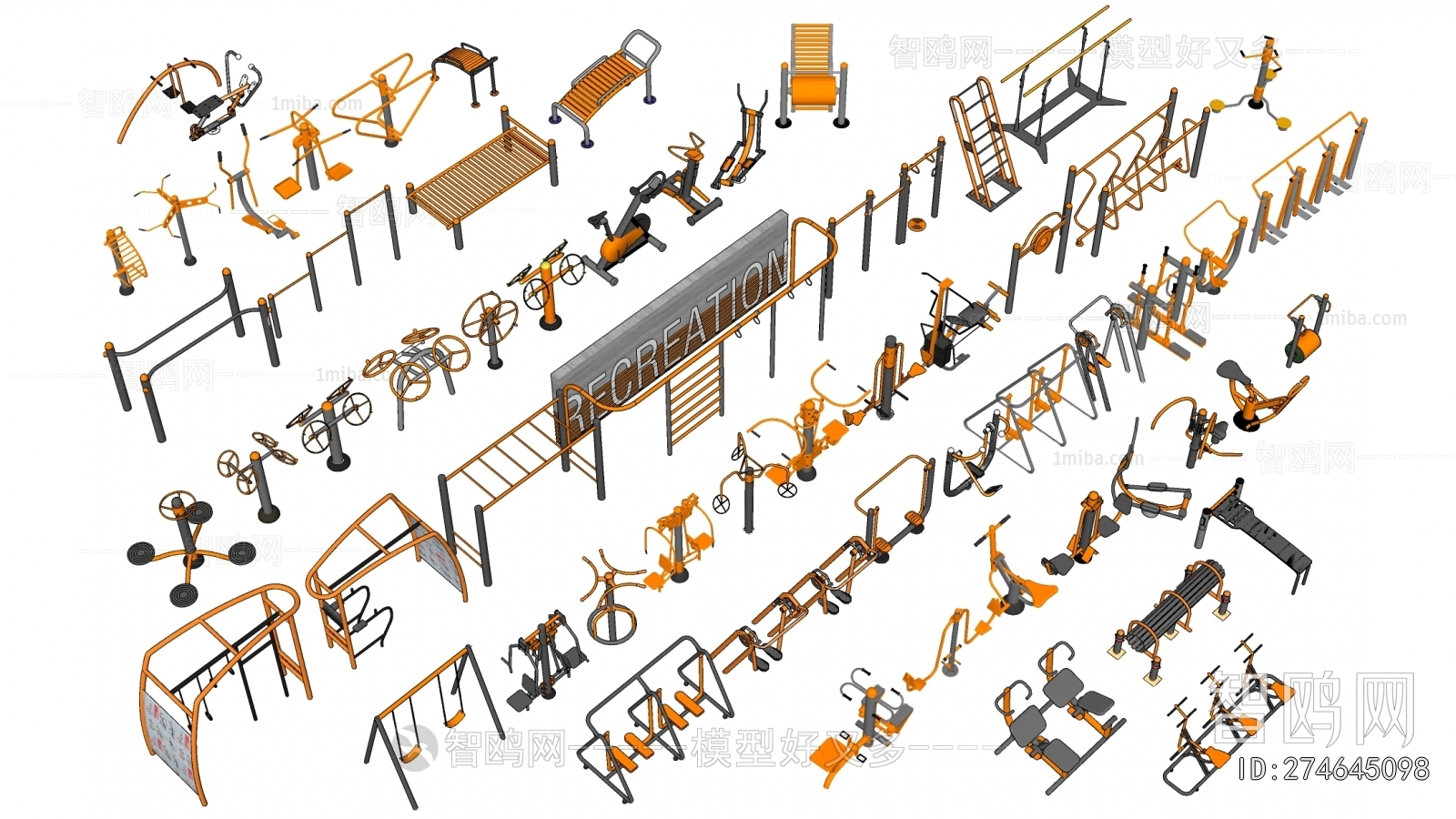 Modern Fitness Equipment