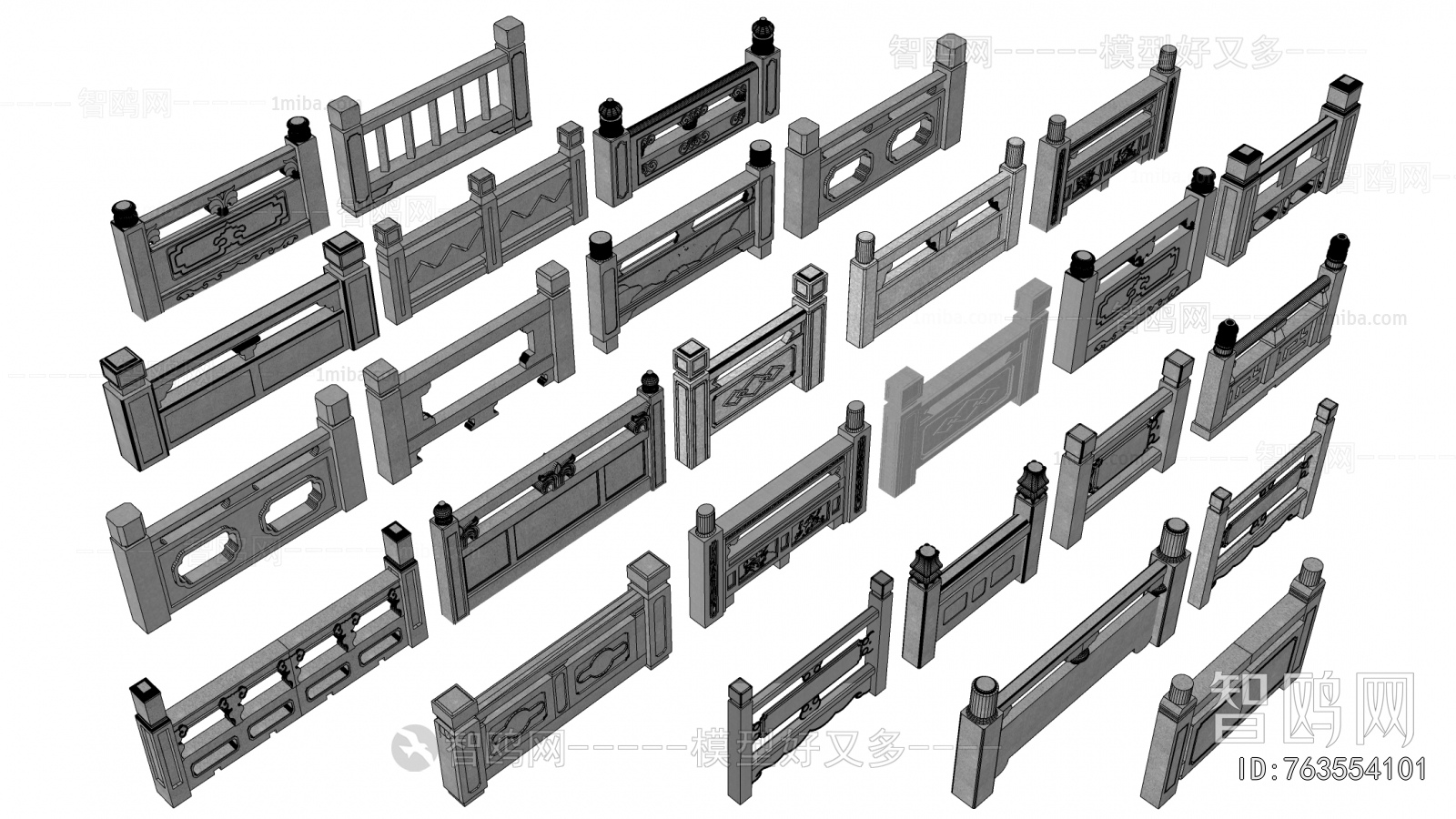 New Chinese Style Guardrail
