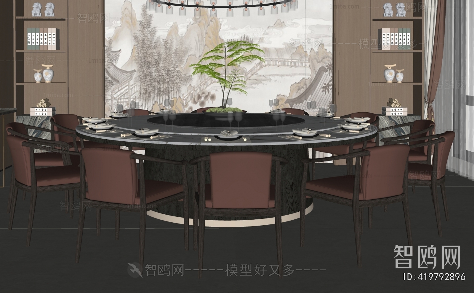 New Chinese Style Dining Table And Chairs