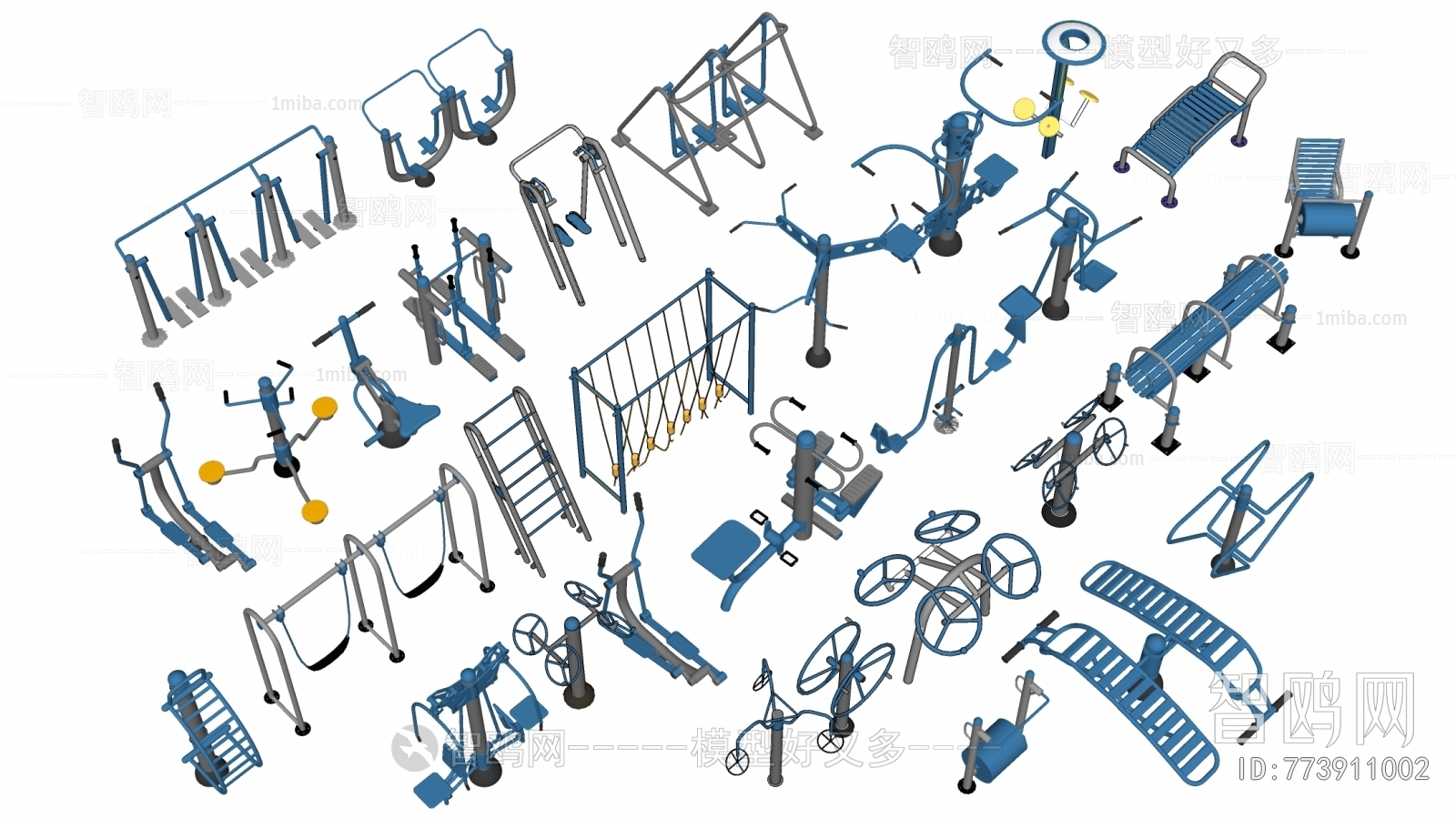 Modern Fitness Equipment
