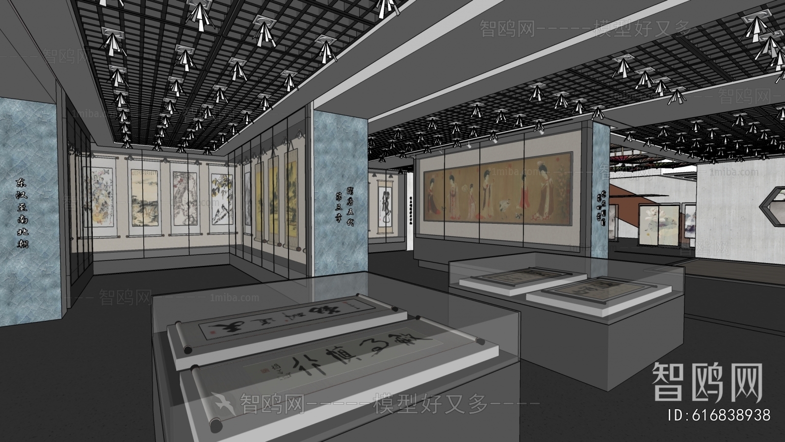 New Chinese Style Exhibition Hall