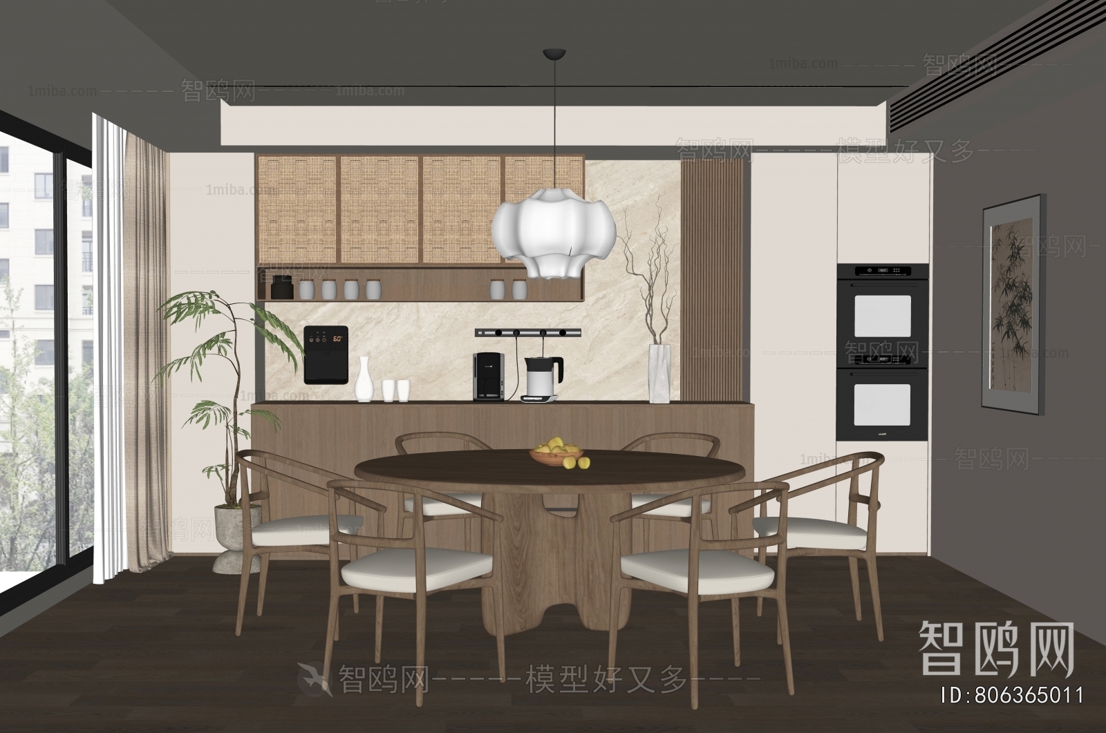 New Chinese Style Dining Room