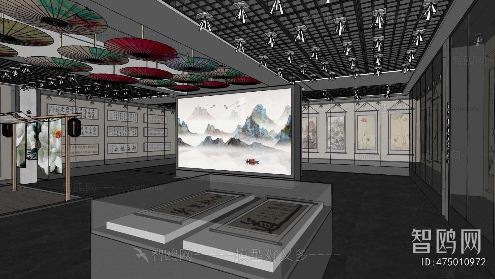 New Chinese Style Exhibition Hall