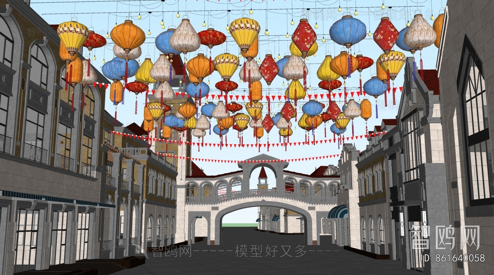 European Style Commercial Street