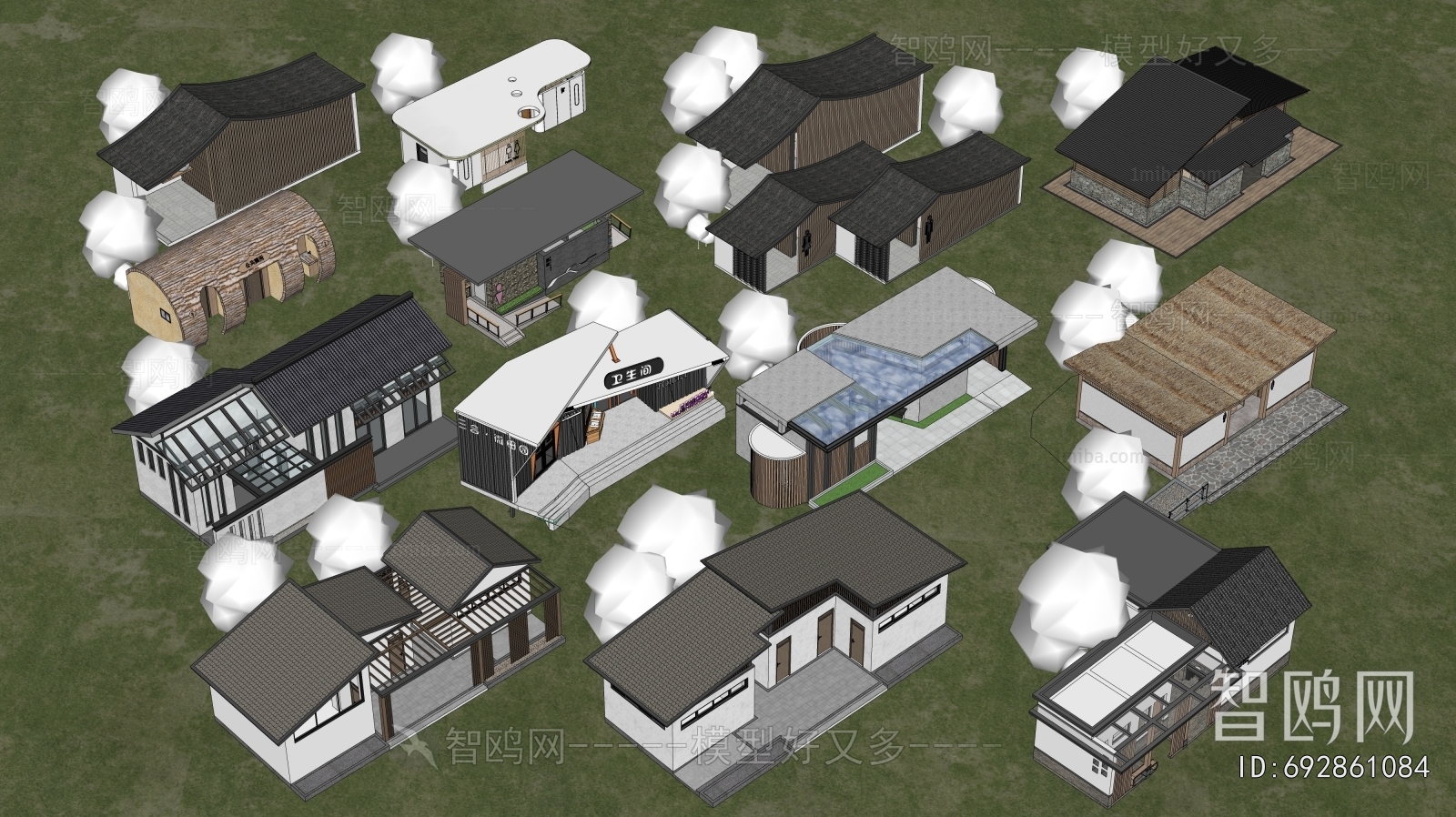 New Chinese Style Public Building