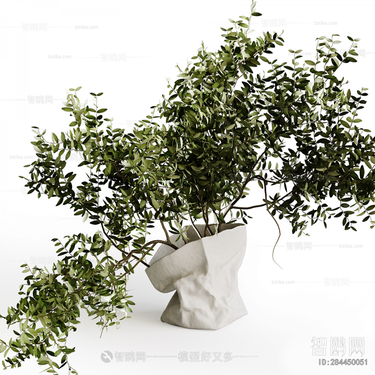 Modern Aquatic Green Plant