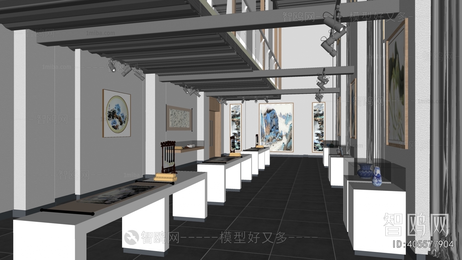New Chinese Style Exhibition Hall