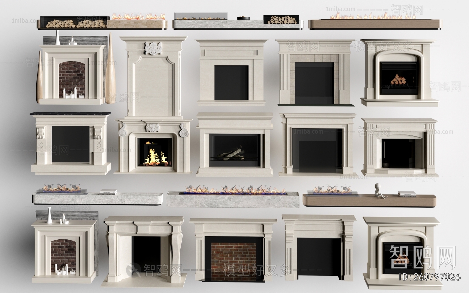 European Style Fireplace