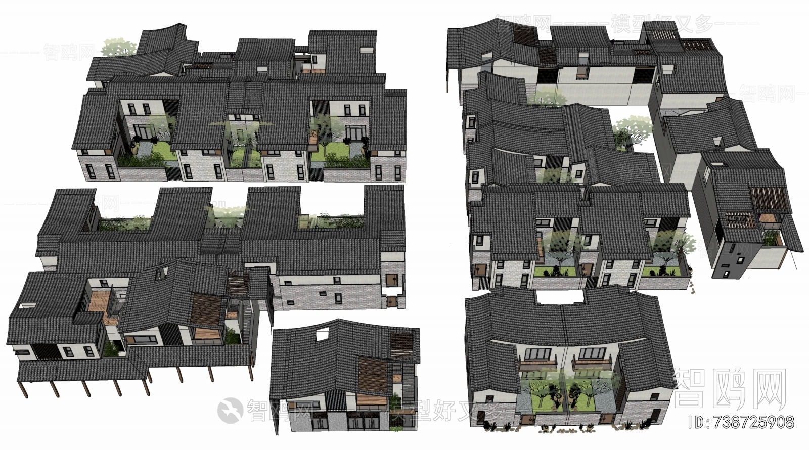 Chinese Style Appearance Of Commercial Building