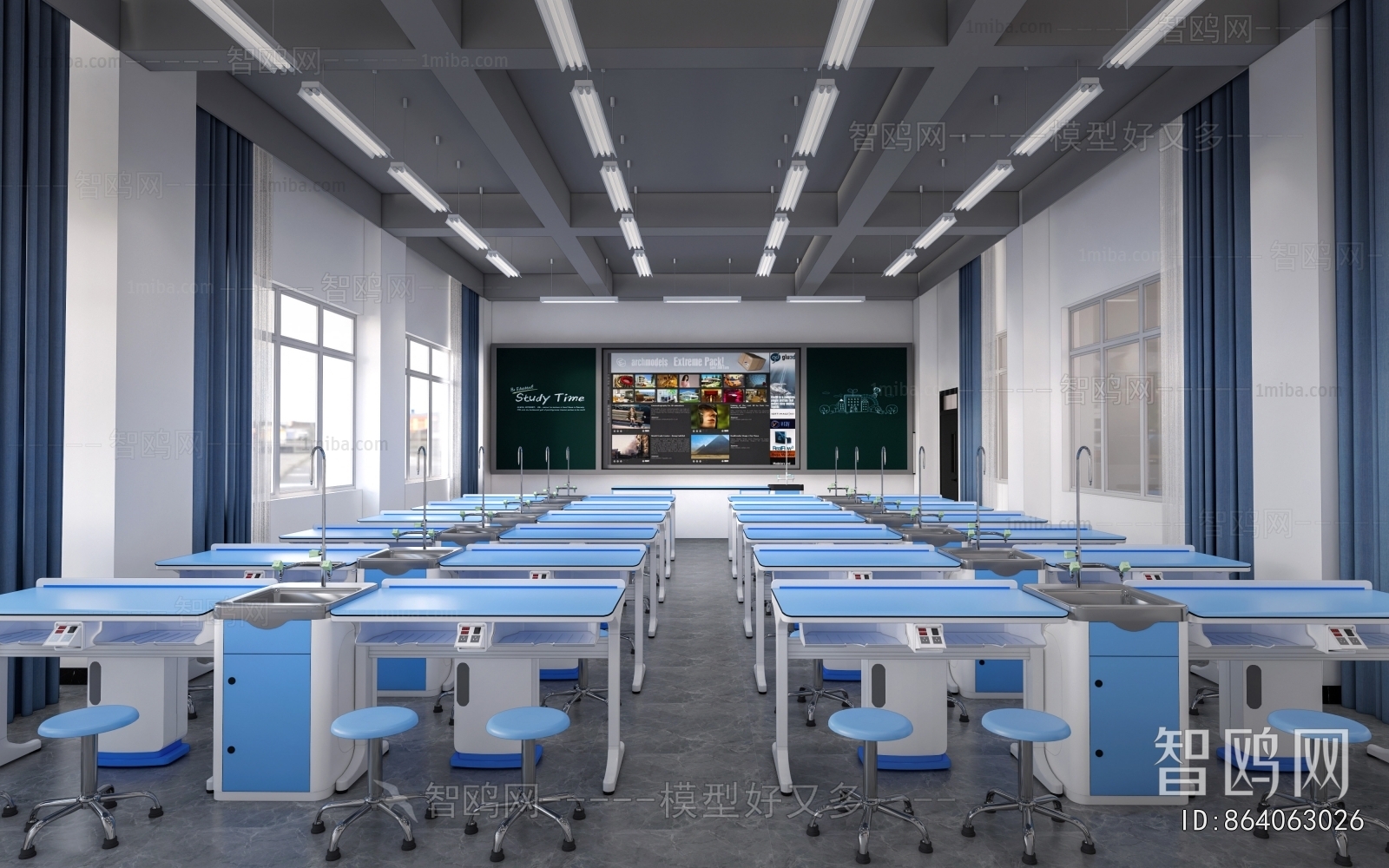 现代学校实验室