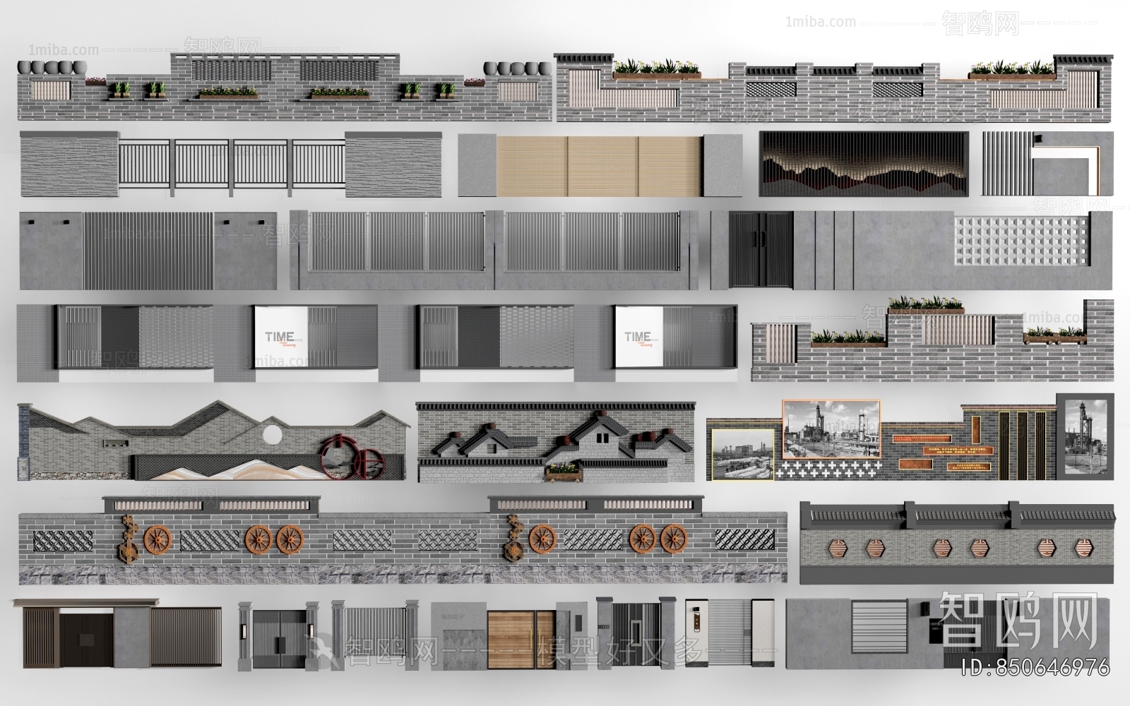 New Chinese Style Landscape Wall
