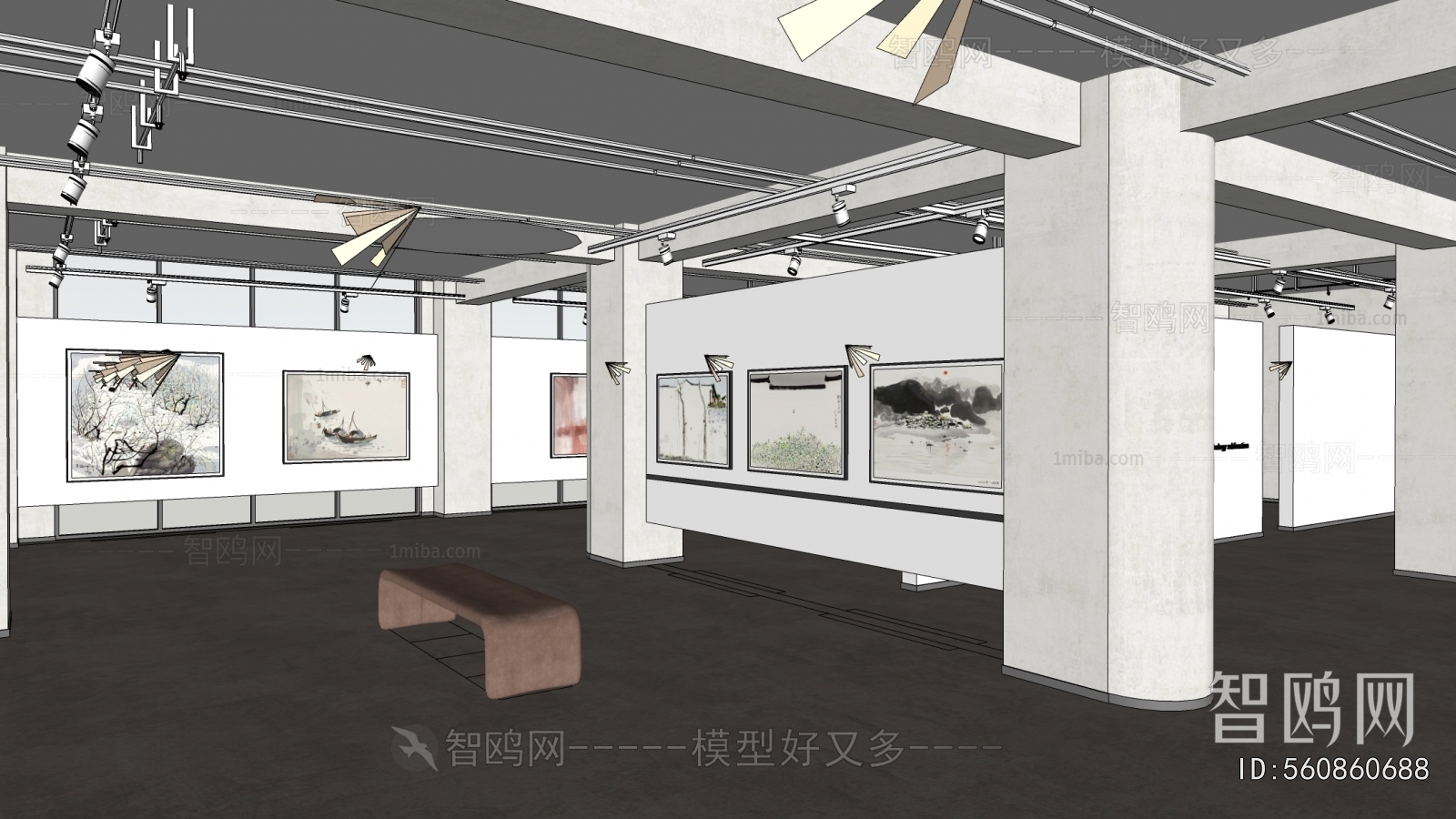 New Chinese Style Exhibition Hall