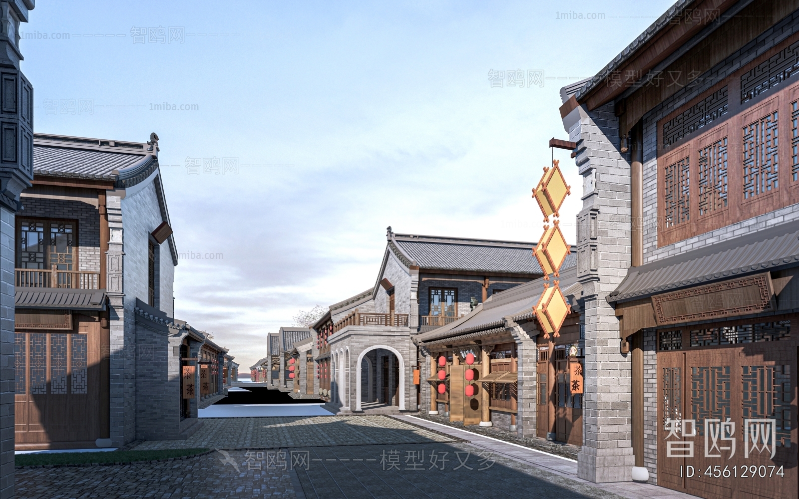 New Chinese Style Commercial Street