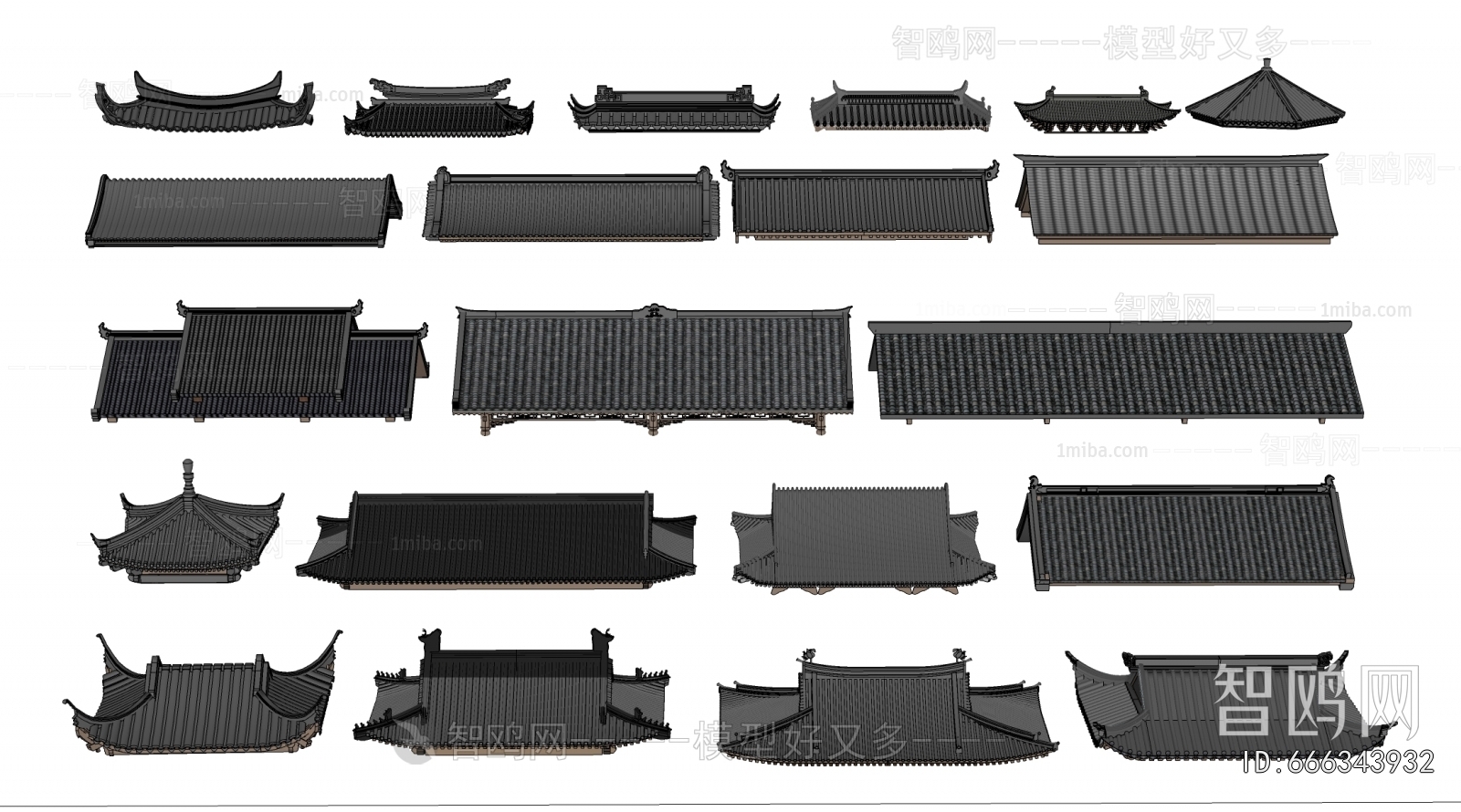 Chinese Style Building Component