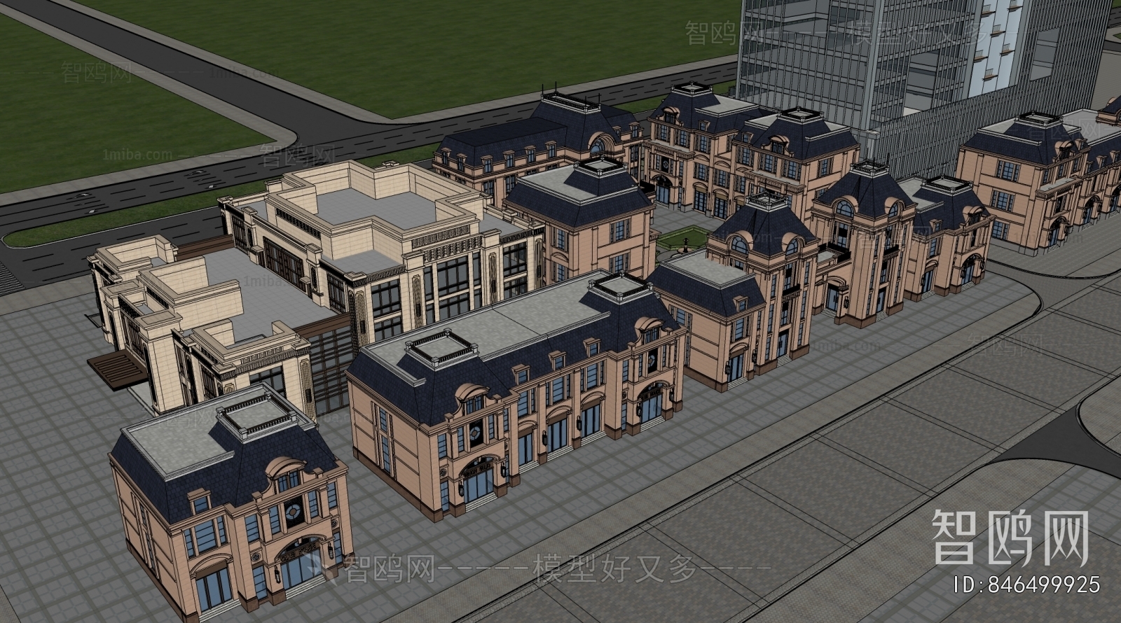 European Style Commercial Street