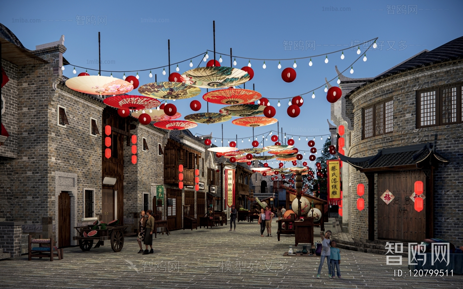 New Chinese Style Commercial Street