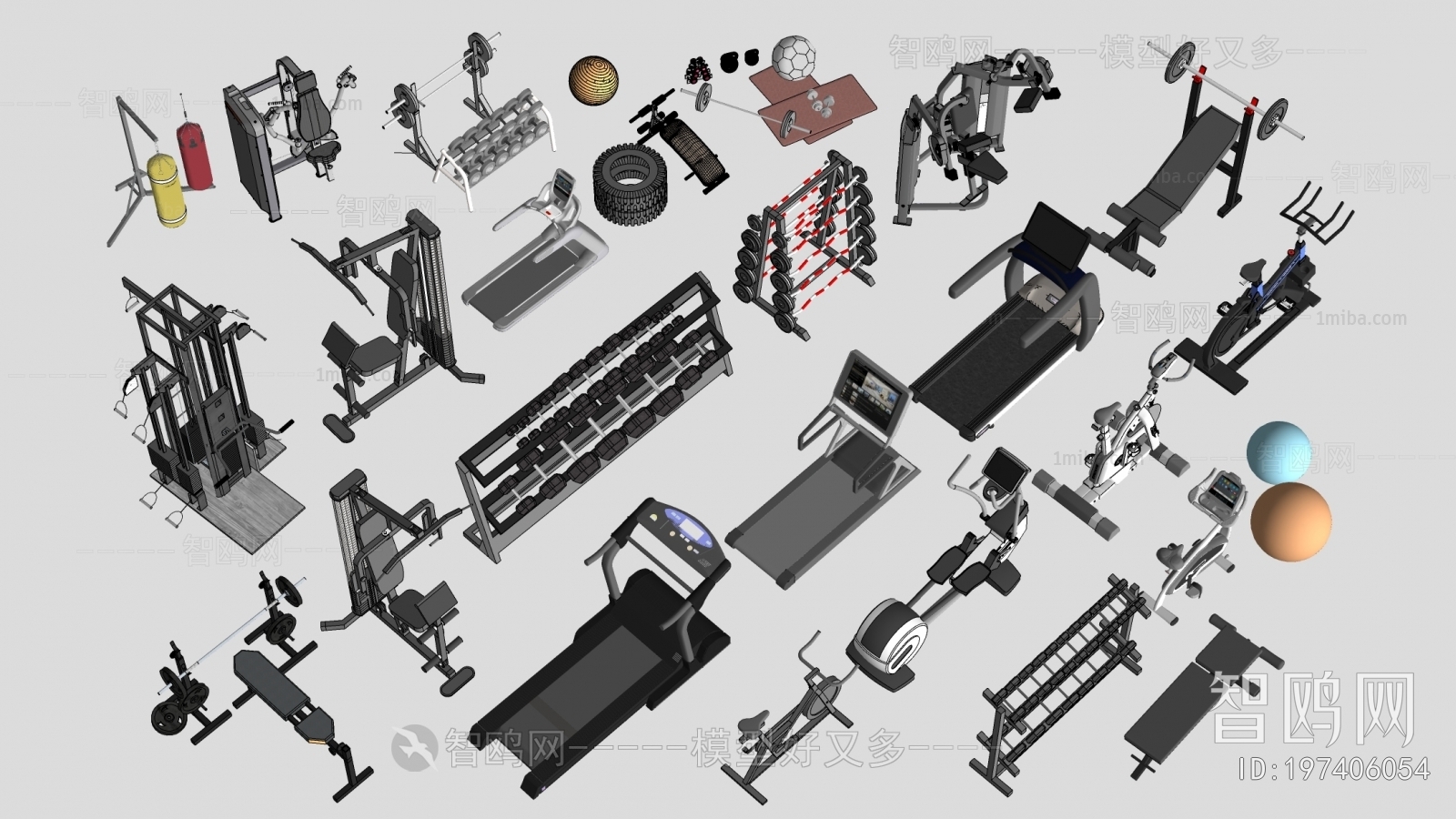 Modern Fitness Equipment