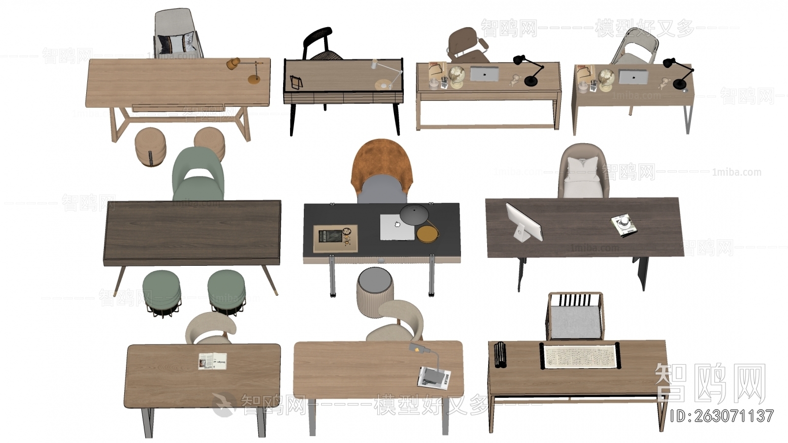 Modern Computer Desk And Chair