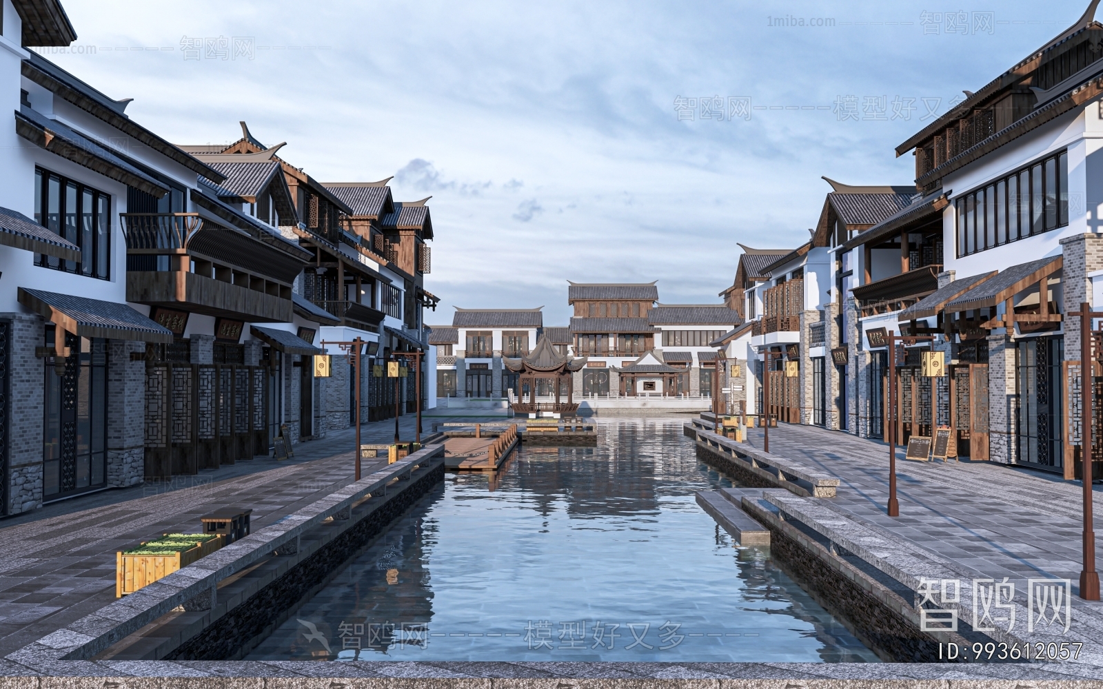 New Chinese Style Commercial Street