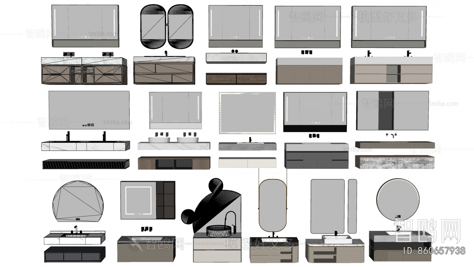 Modern Bathroom Cabinet