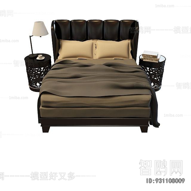 Chinese Style Double Bed