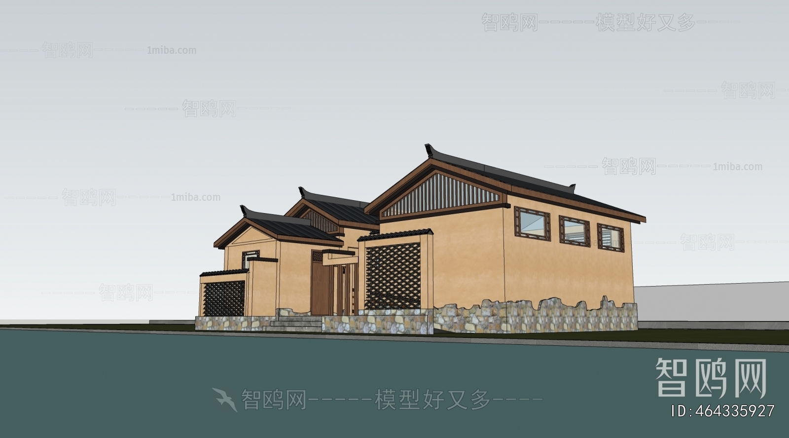 New Chinese Style Public Building